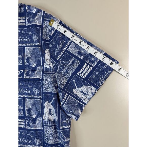 VTG Hilo Hattie‎ Mens Aloha Hawaiian Shirt SZ M AAA Hawaiian Holidays Vacation - Picture 4 of 15